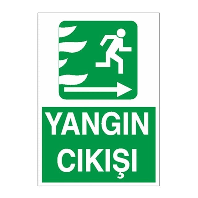 Yangın Çıkışı Sağ Ok