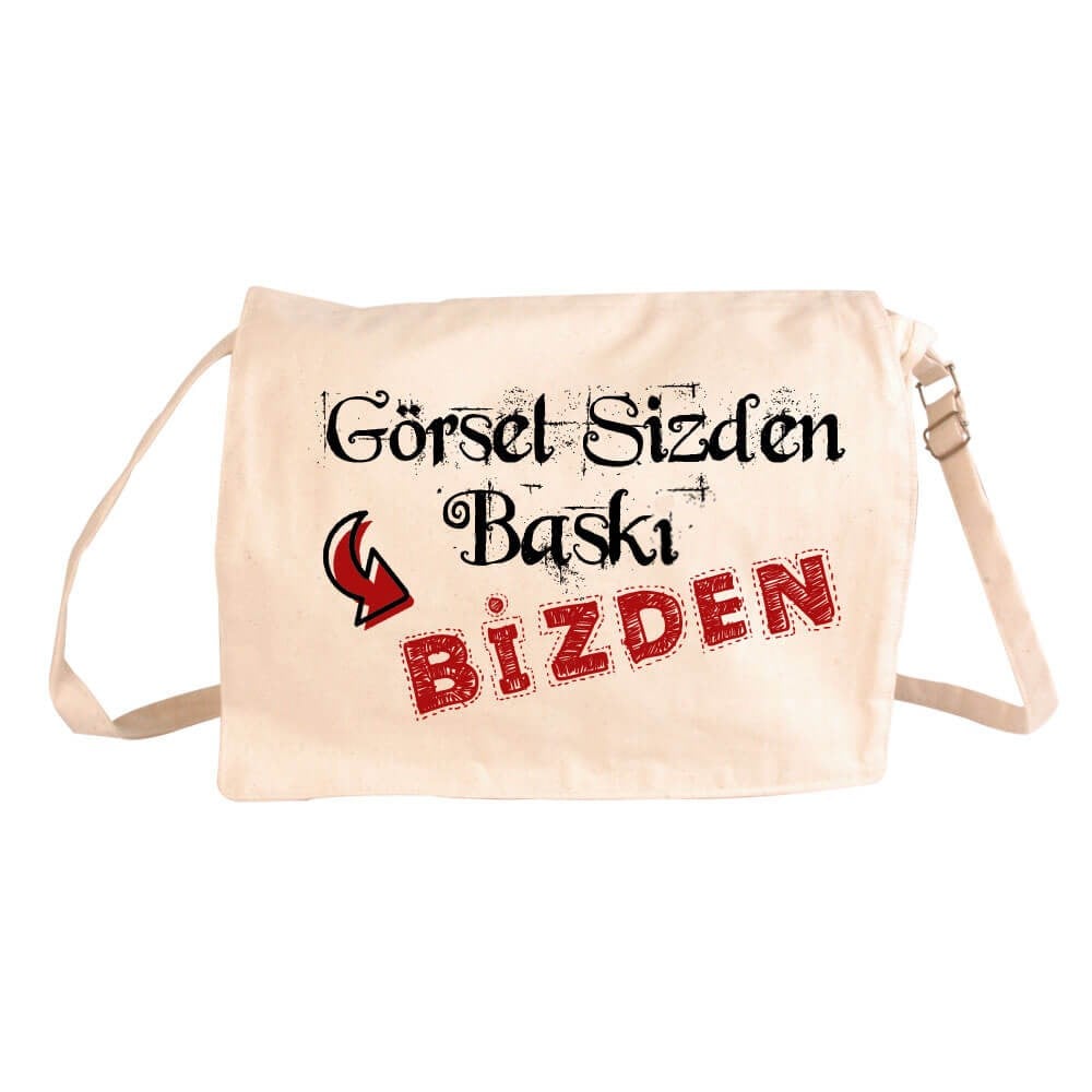 Baskılı Çanta - Postacı Çanta Modeli