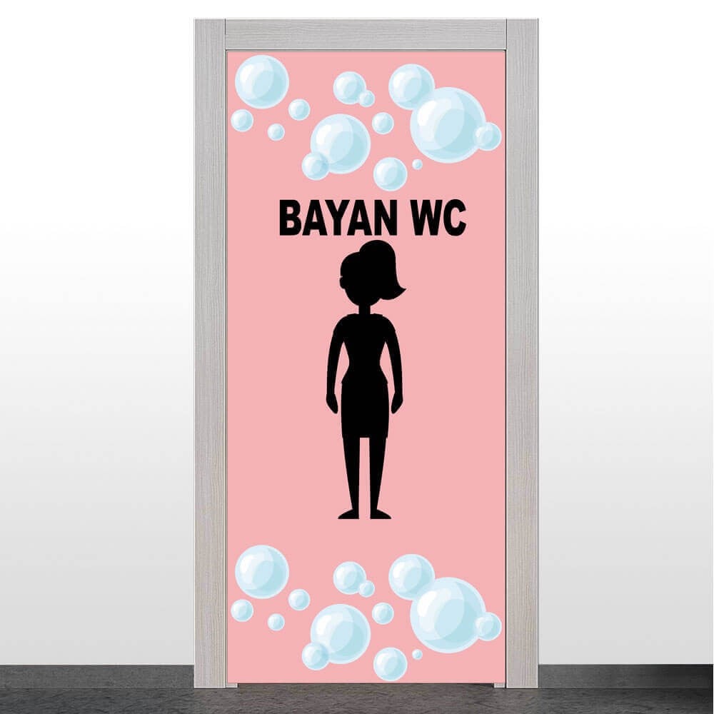 Bayan WC Kapı Giydirme