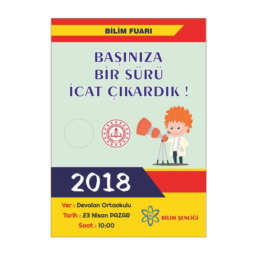 Bilim Fuarı Afiş 7