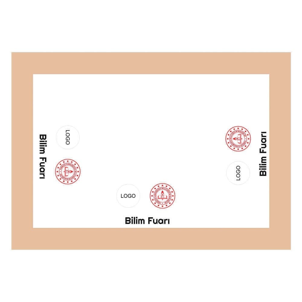 Bilim Fuarı Baskılı Masa Örtüsü (100x150)