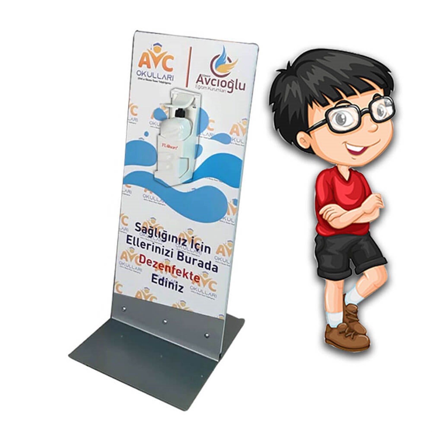 Çocuklar İçin Dezenfektan Standı