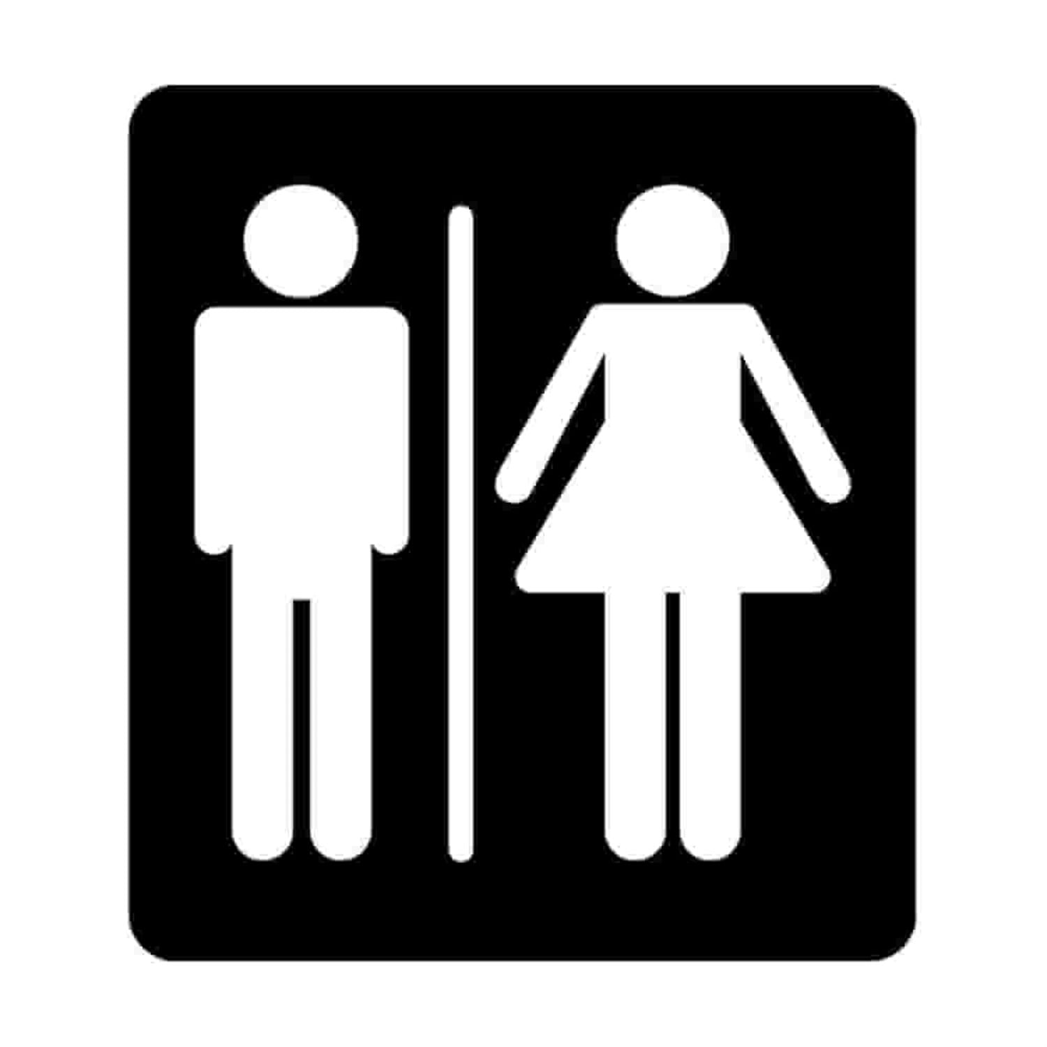 Erkek Kız WC  Kapı İsimliği