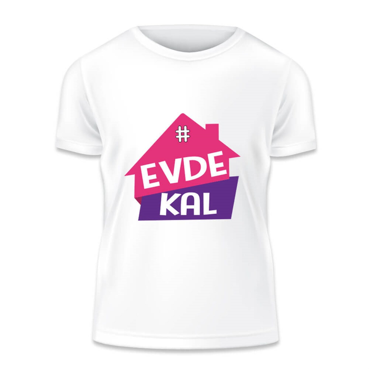 Evde Kal Tişört