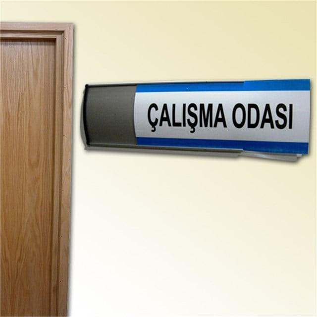 Okul Kapı İsimliği (12x25cm)