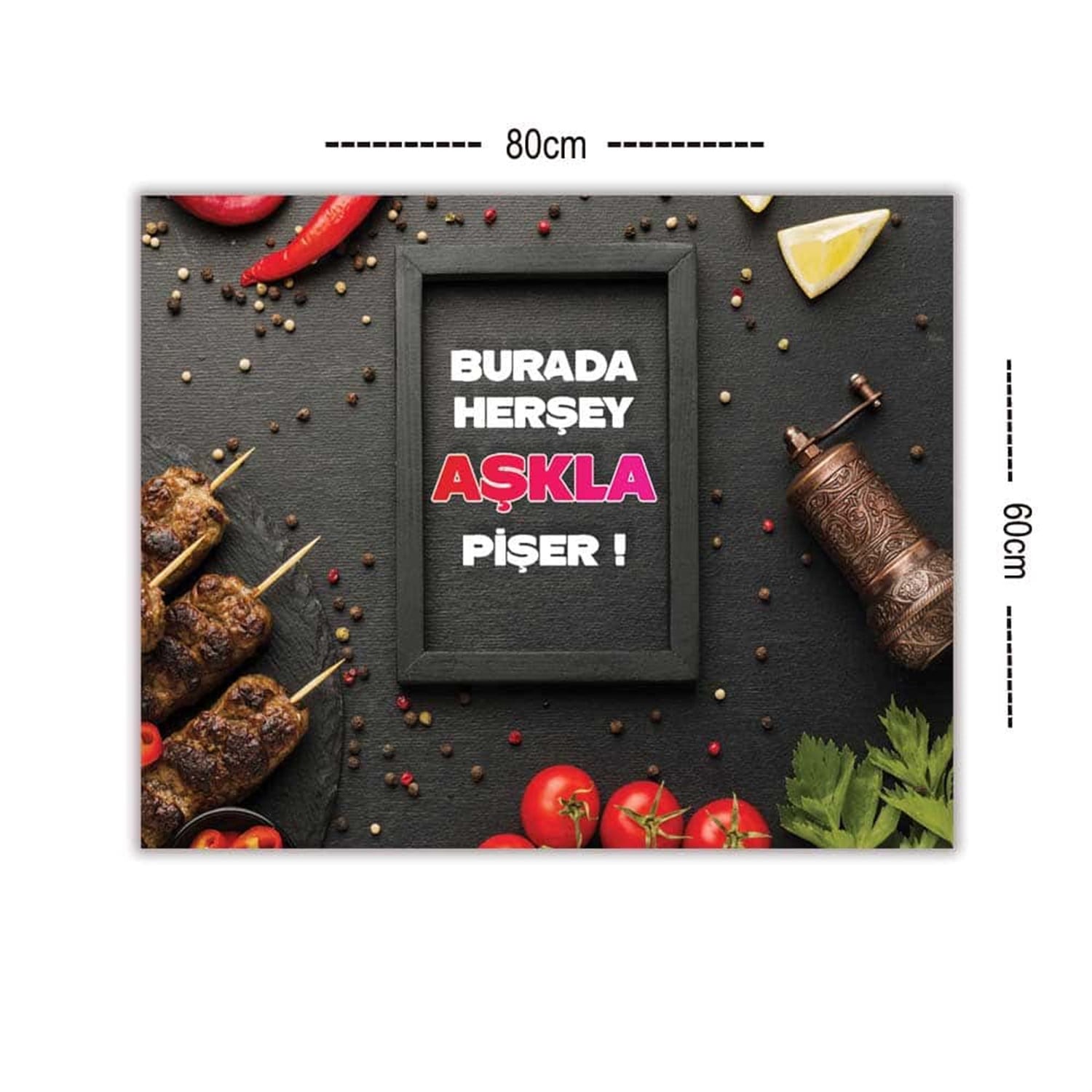 Kendinden Yapışkanlı Mutfak Ocak Arkası OkularenkkatFolyo Sticker