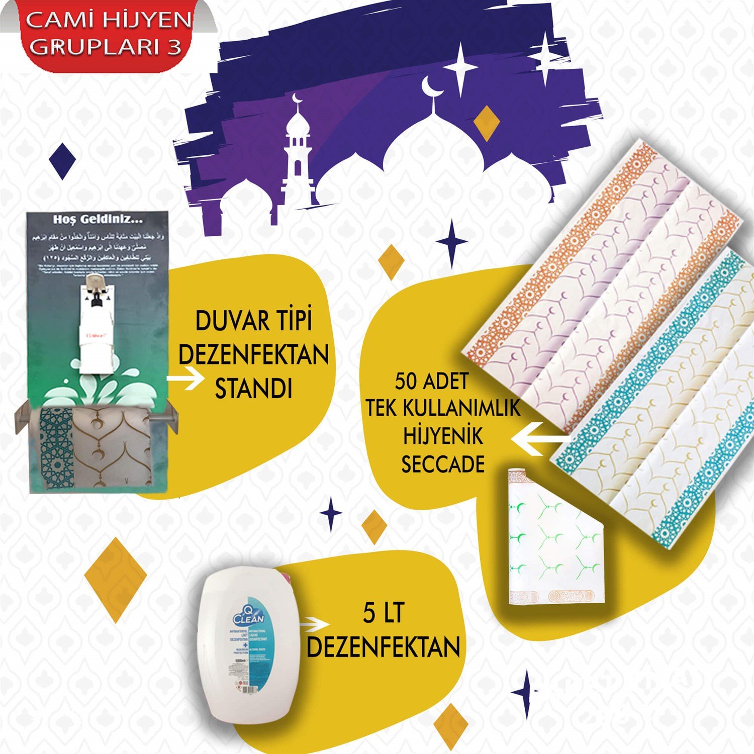 Koronavirüs Hijyen Paketi(Camilere Özel)