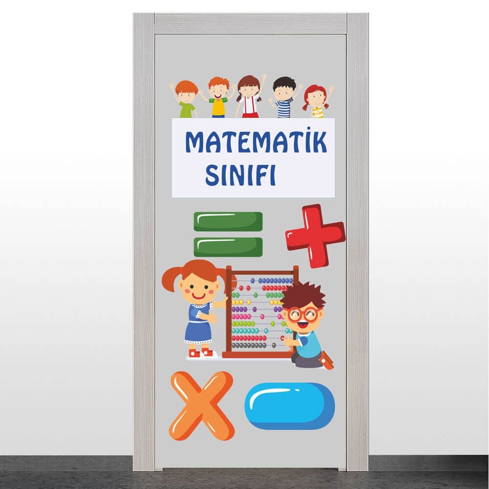 Matematik Sınıfı Kapı Giydirme