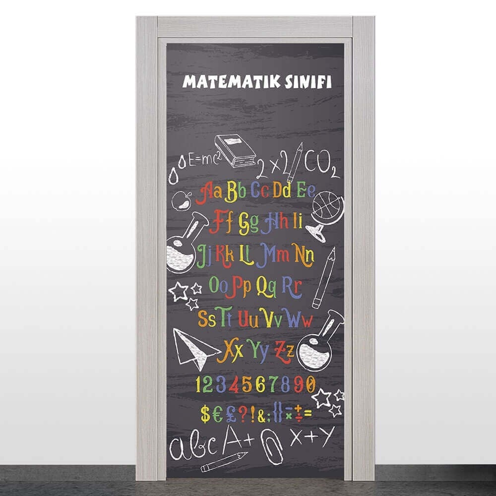 Matematik Sınıfı Kapı Giydirme