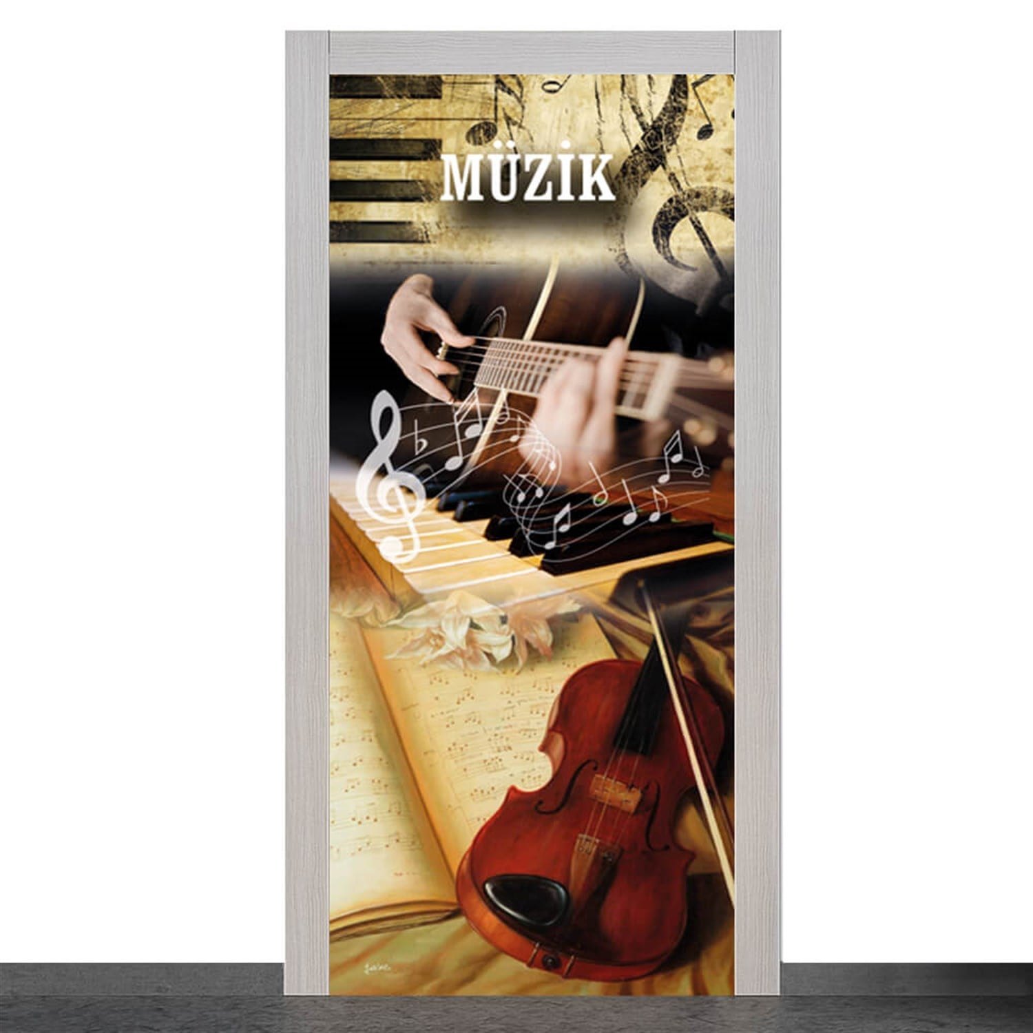 Müzik Sınıfı Kapı Giydirme