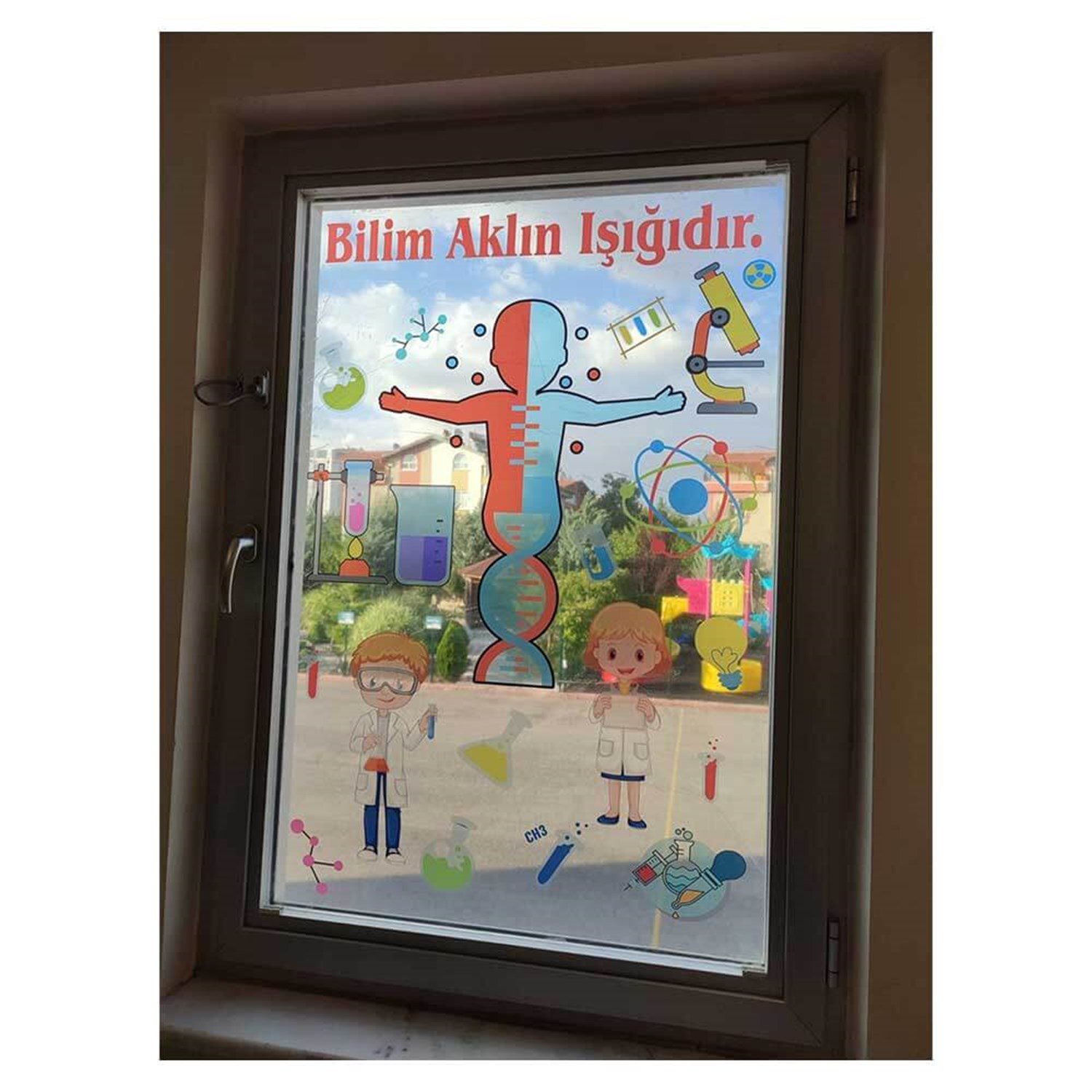 Okul Pencere Giydirme Sticker pencere  okularenkkat