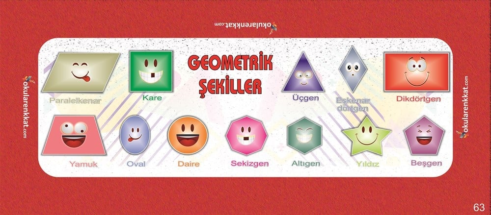 orkpsrort02Geometri Gizil Öğrenme Okul Sıra ÖrtüsüLastikli Pileli Sıra ÖrtüsüOkularenkkat