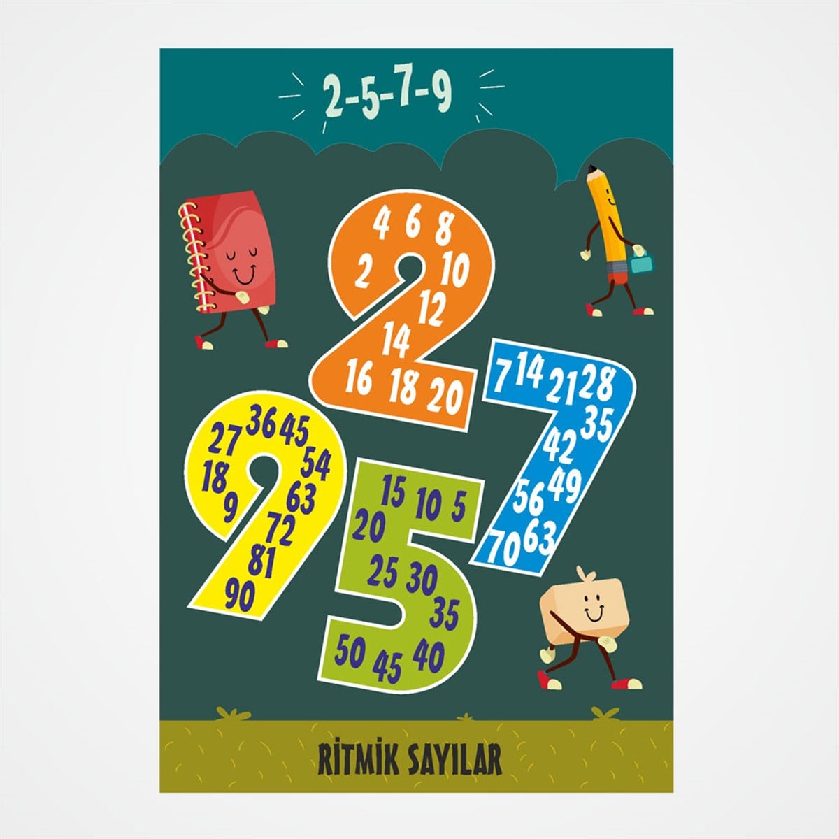 Ritmik Sayılar-3 Ritmik Sayma  Afişi