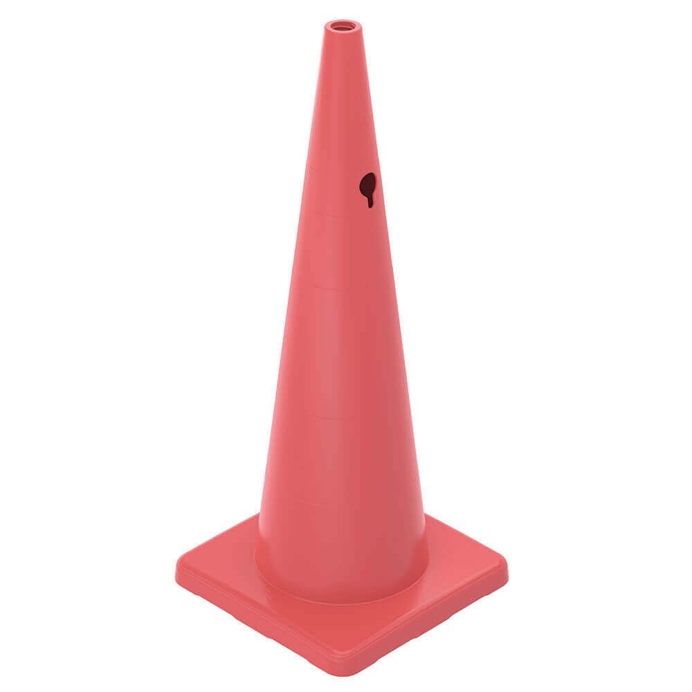 Trafik Konisi Dörtgen Pvc - 93 cm - Reflektifsiz