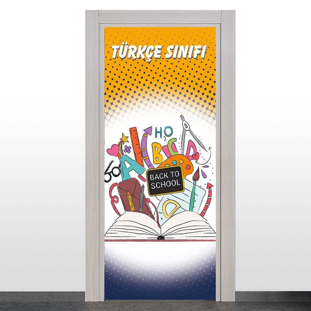 Türkçe Sınıfı Kapı Giydirme