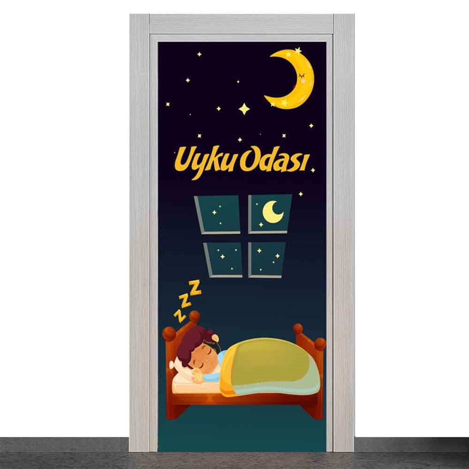 Uyuyan Çocuk Kapı Giydirme