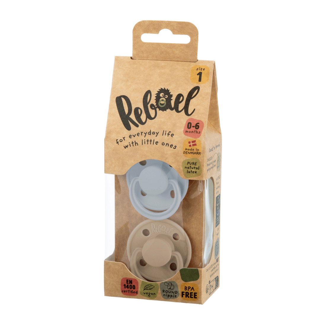 Mono Almond / Tiny Sky – Size 1 (0-6 Ay) – 2'li