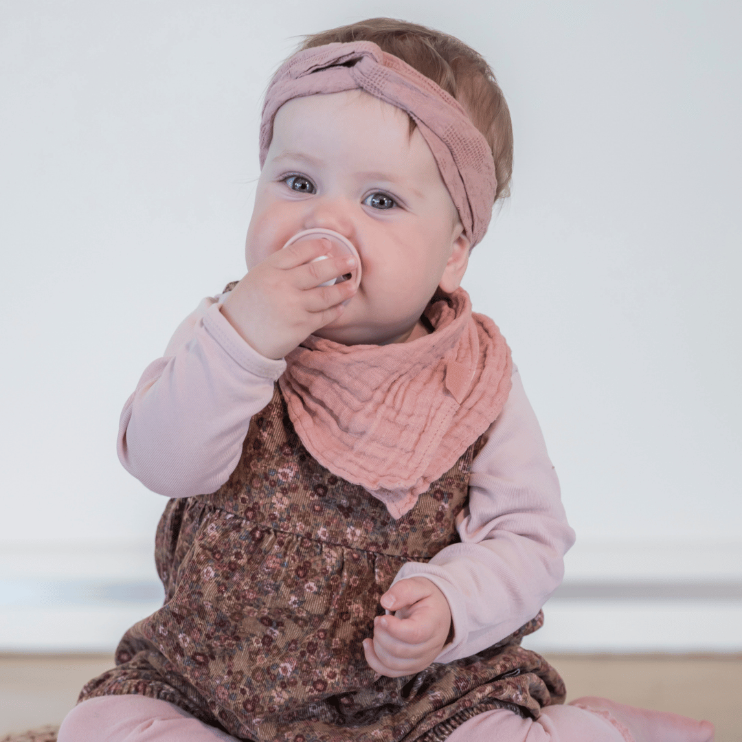 Mono Plum / Champagne – Size 1 (0-6 Ay) – 2'li