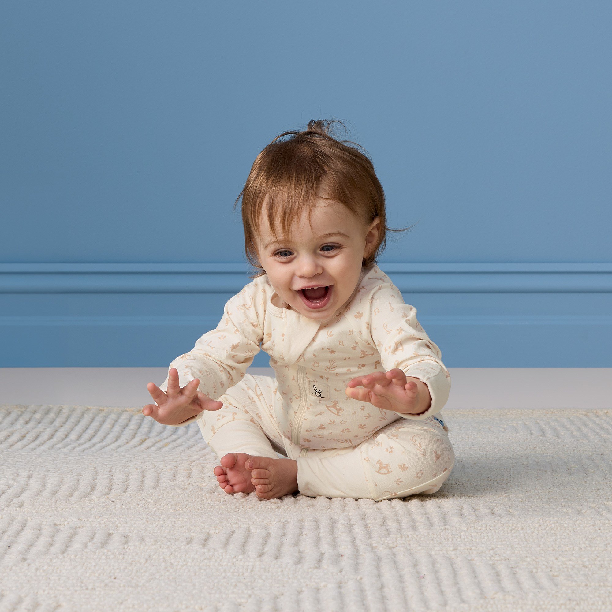 Organik Pamuklu Pijama Tulum (1.0 TOG) 3 - 6 Ay - Lullaby