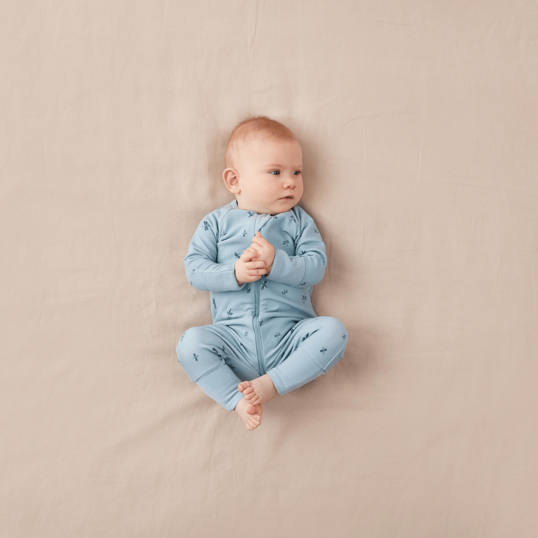Organik Pamuklu Pijama Tulum (1.0 TOG) 3 - 6 Ay - Dragonflies