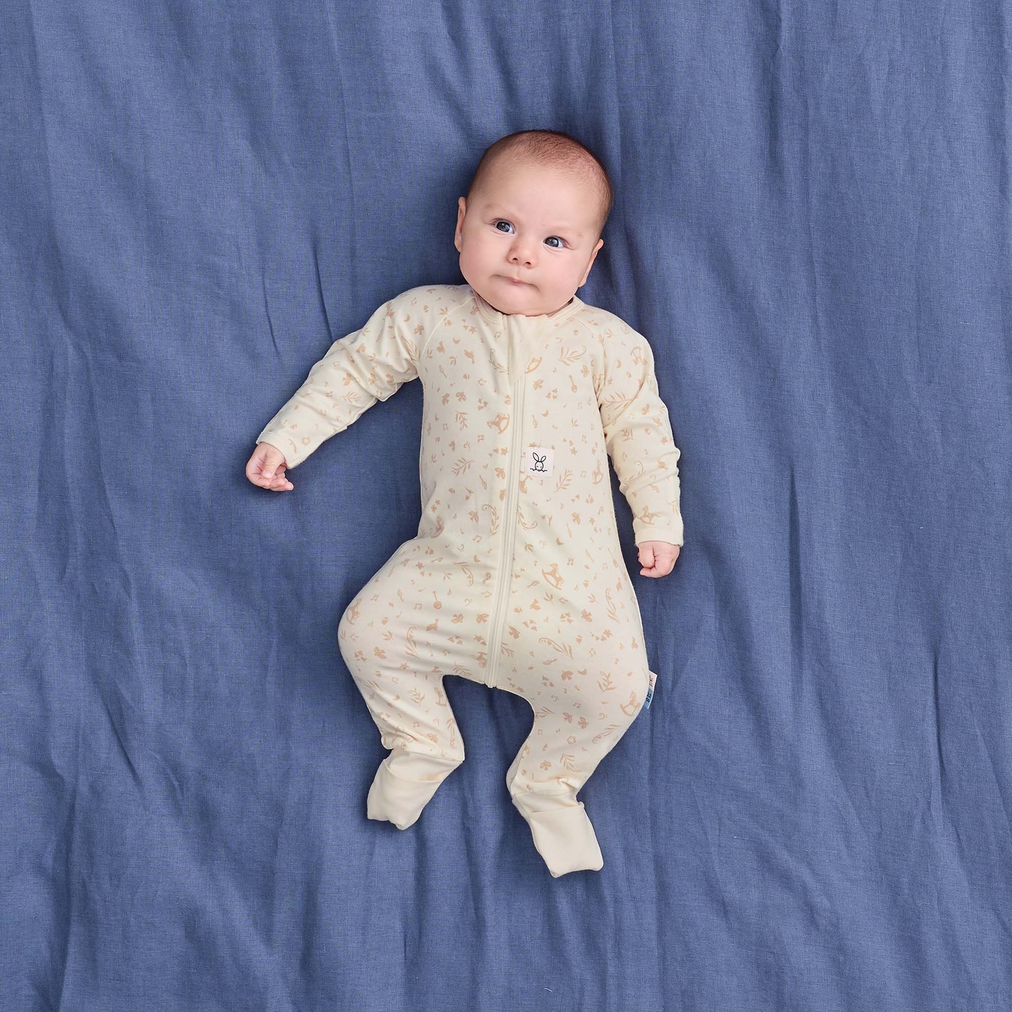 Organik Pamuklu Pijama Tulum (1.0 TOG) 3 - 6 Ay - Lullaby