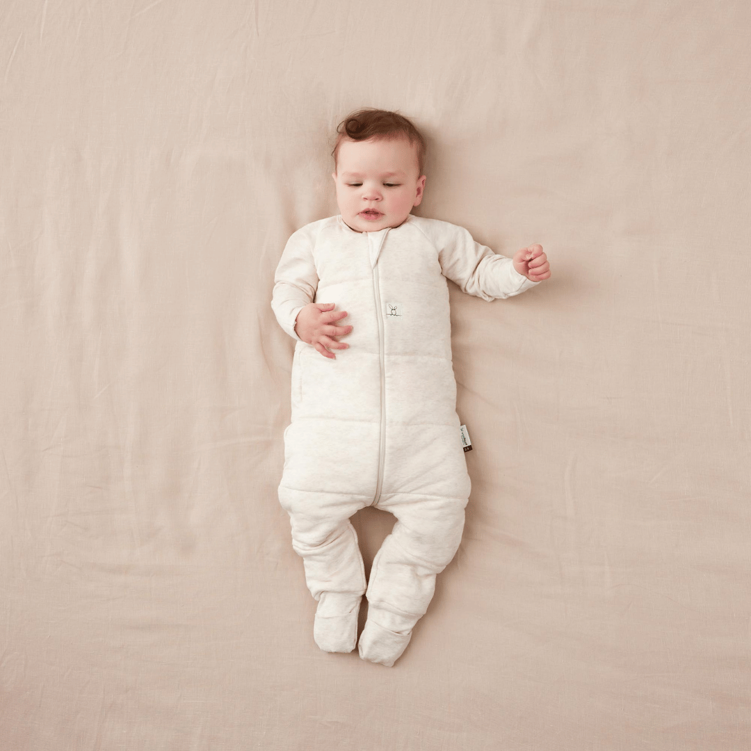 Organik Pamuklu Uyku Tulumu (2.5 TOG) 4 - 5 Yaş - Oatmeal Marle