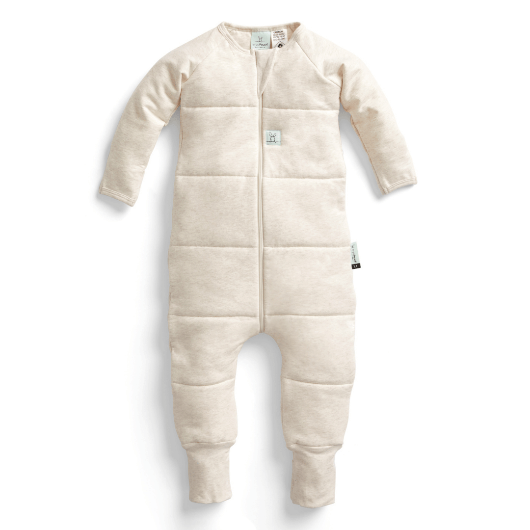 Organik Pamuklu Uyku Tulumu (2.5 TOG) 4 - 5 Yaş - Oatmeal Marle