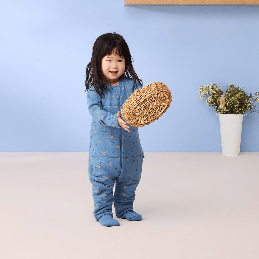Organik Pamuklu Uyku Tulumu (2.5 TOG) 6 - 12 Ay - Petite Pretzel