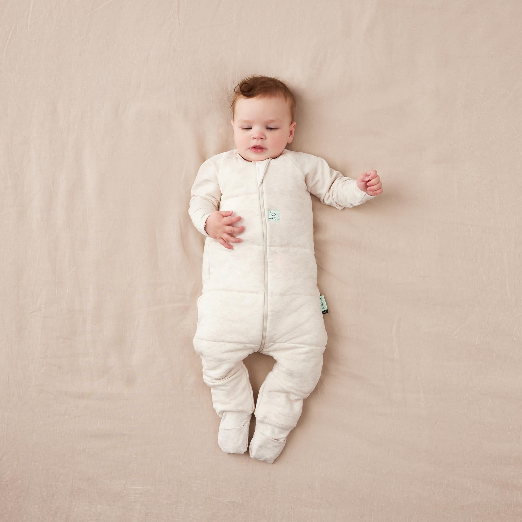 Organik Pamuklu Uyku Tulumu (2.5 TOG) 2 - 3 Yaş - Oatmeal Marle