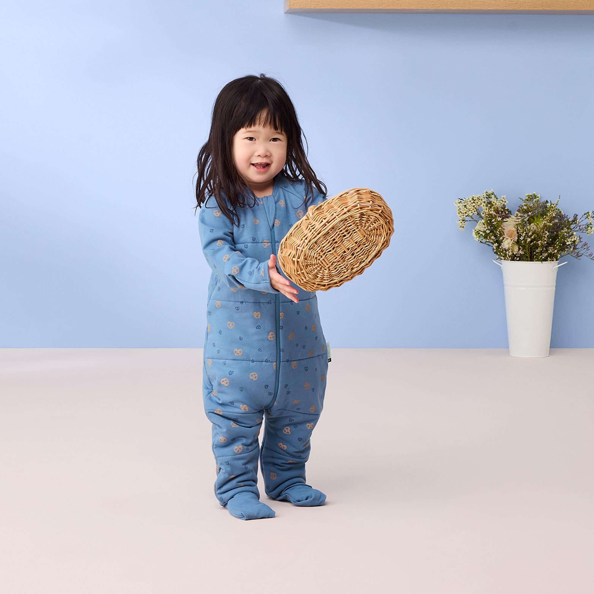 Organik Pamuklu Uyku Tulumu (2.5 TOG) 6 - 12 Ay - Petite Pretzel