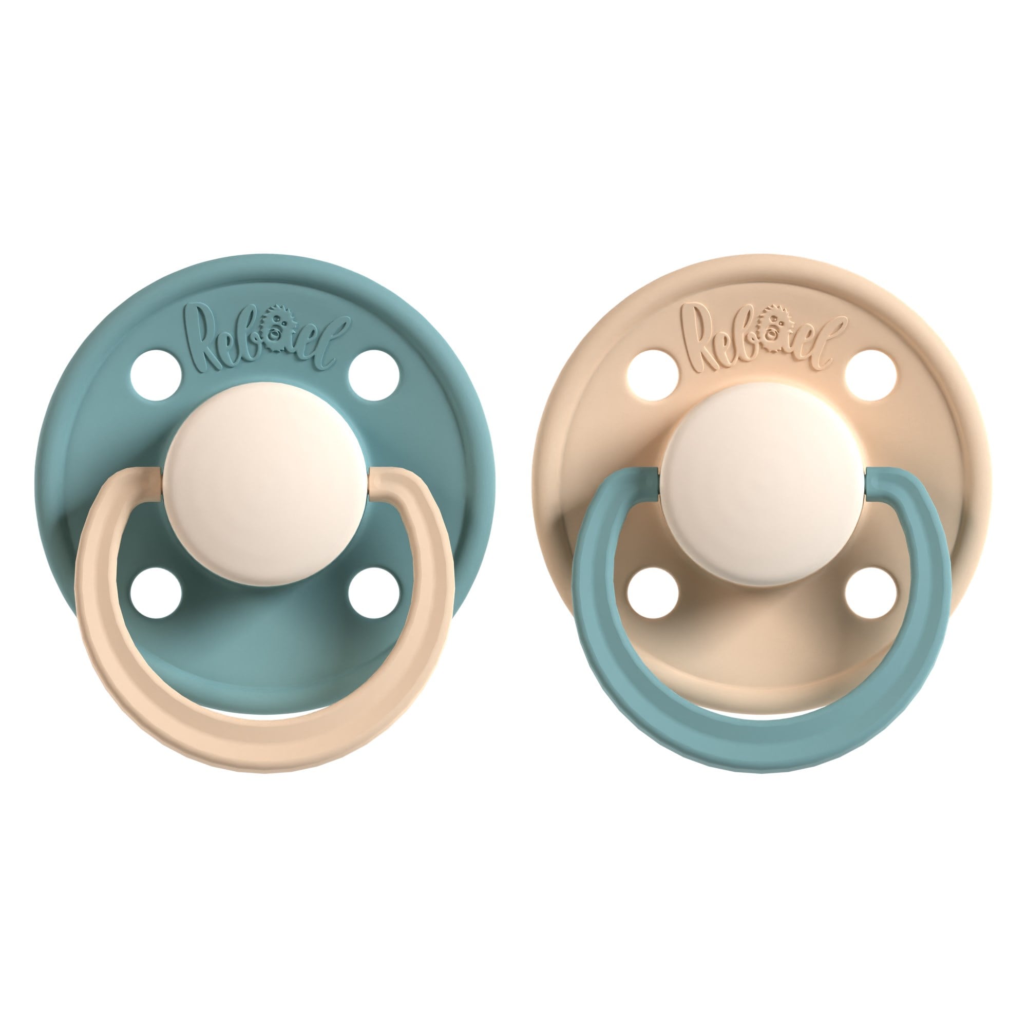 Rebael Pearly Lion ve Snake emzik seti Size 1 doğal kauçuk bebek emziği