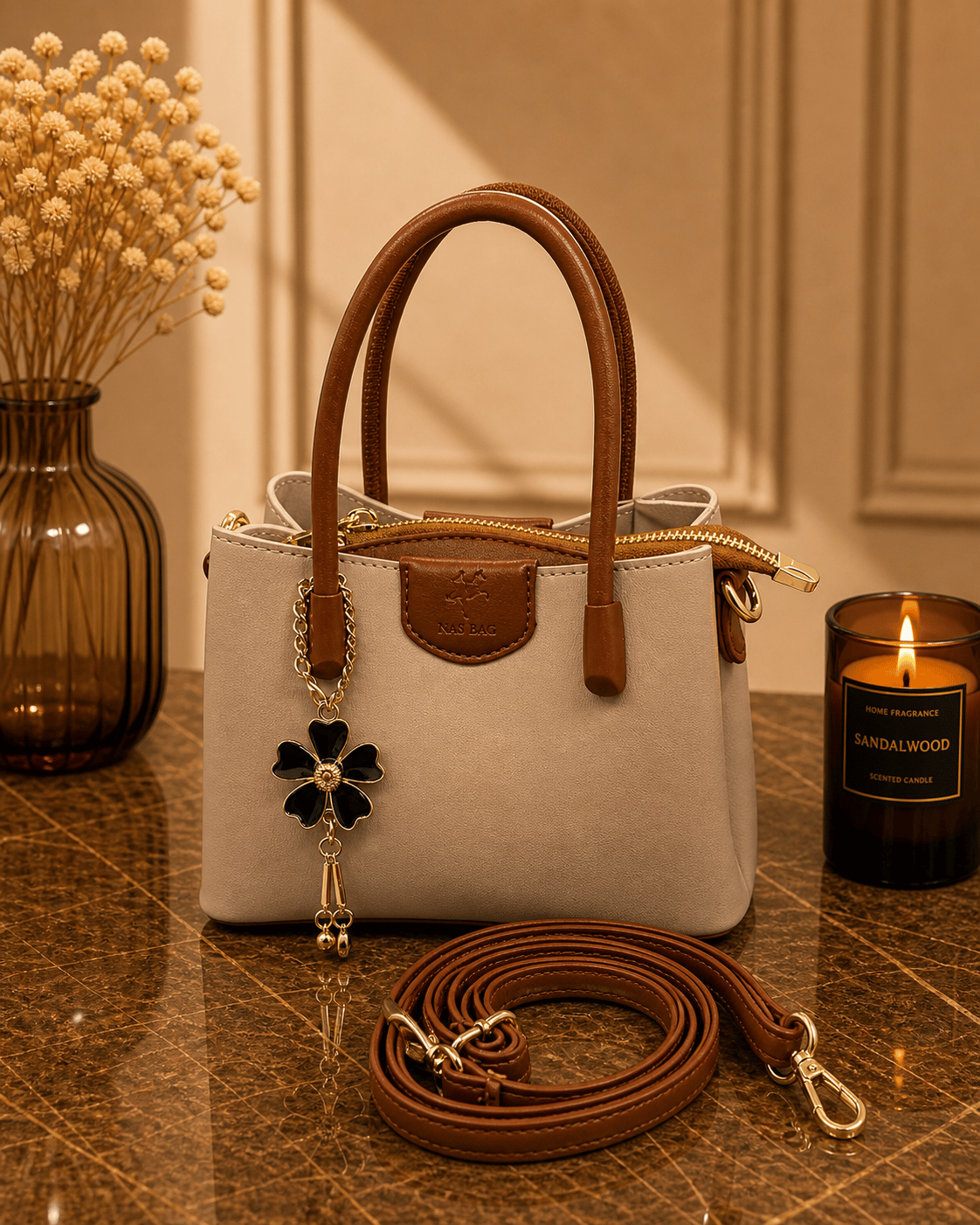 NAS Bag Flower Charm