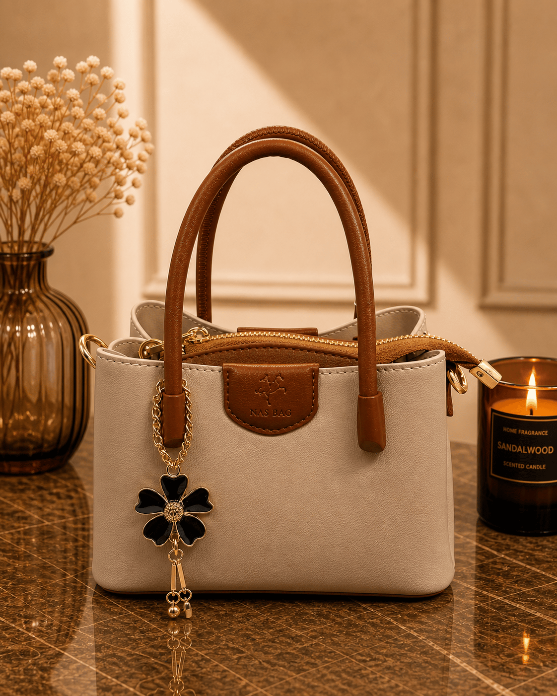 NAS Bag Flower Charm