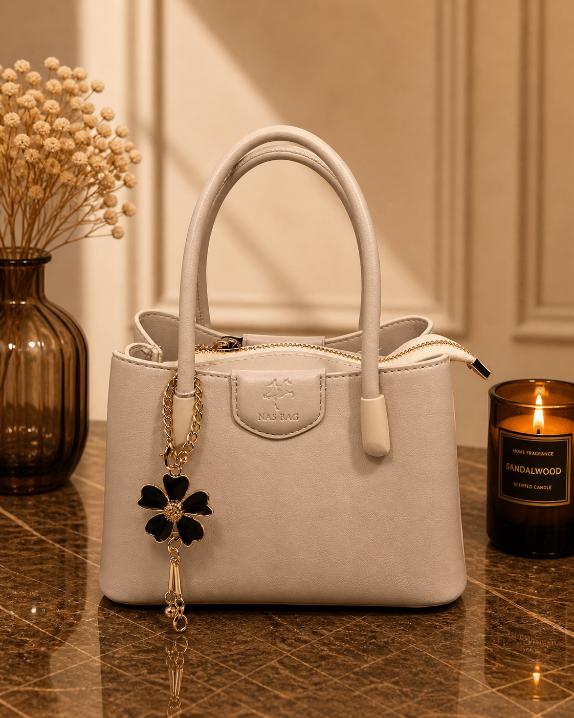 NAS Bag Flower Charm