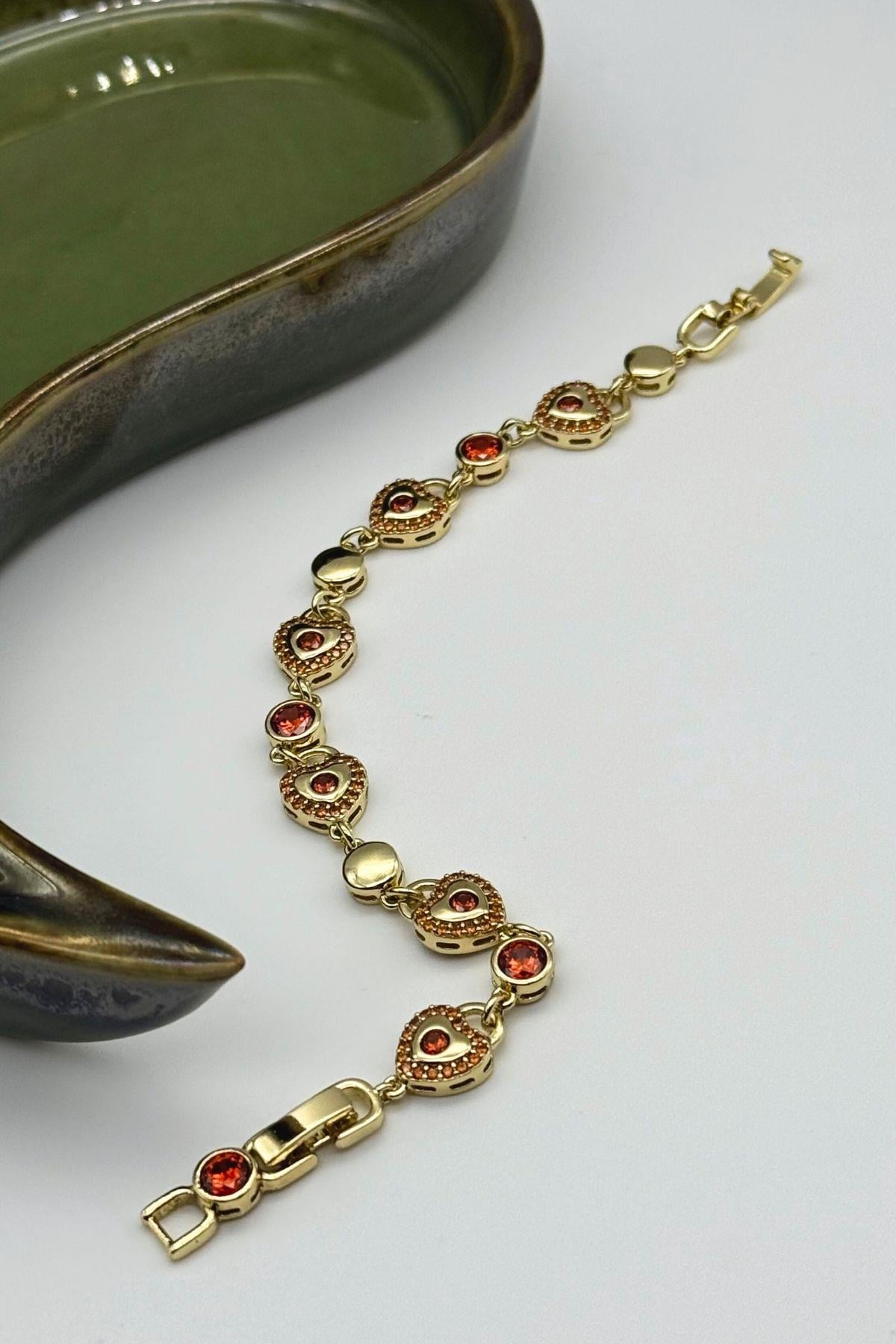 Ruby Heart Bileklik