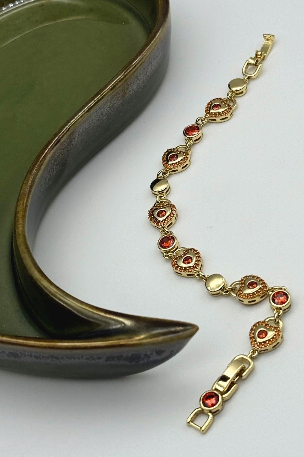 Ruby Heart Bileklik
