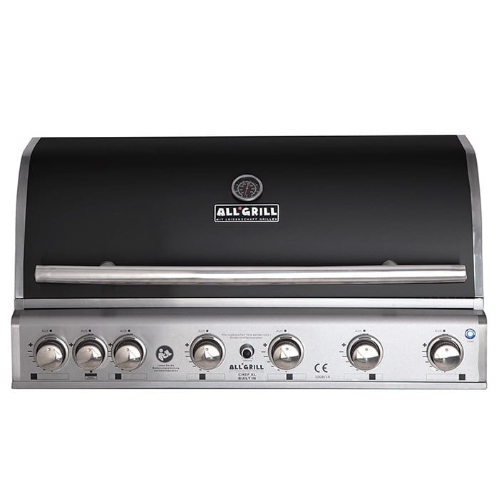 AllGrill Built-in Serisi  6 + 1 Gazlı Barbekü (Siyah)