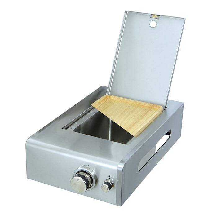 AllGrill Chef Serisi Buz Haznesi ve Kesme Tahtası Bağlantısı Sağ