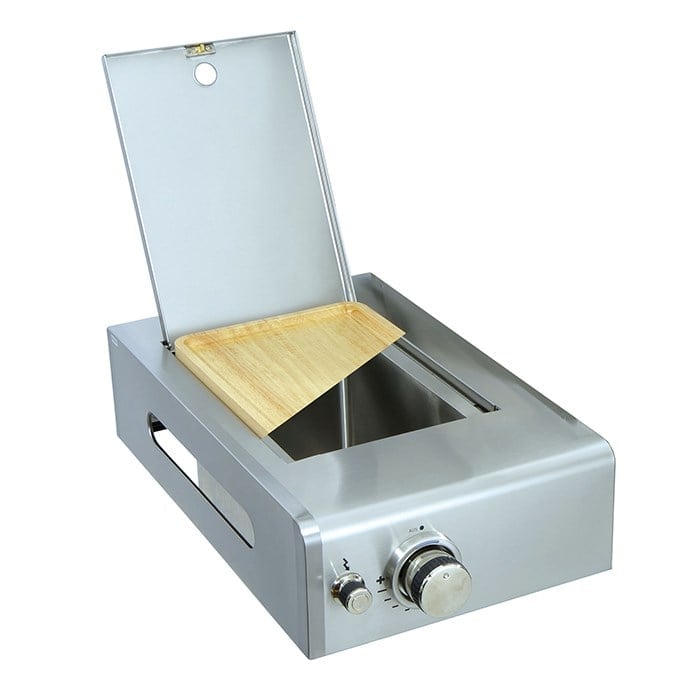 AllGrill Chef Serisi Buz Haznesi ve Kesme Tahtası Bağlantısı Sol
