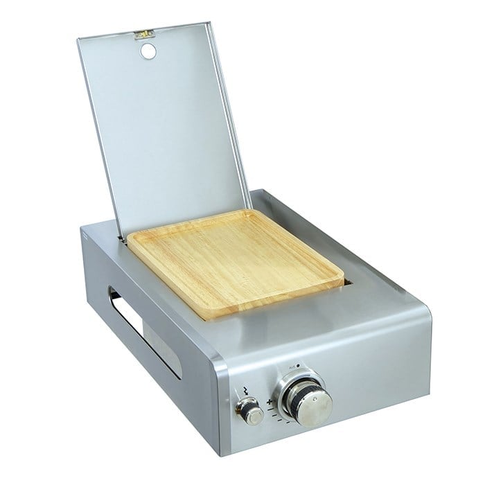 AllGrill Chef Serisi Buz Haznesi ve Kesme Tahtası Bağlantısı Sol