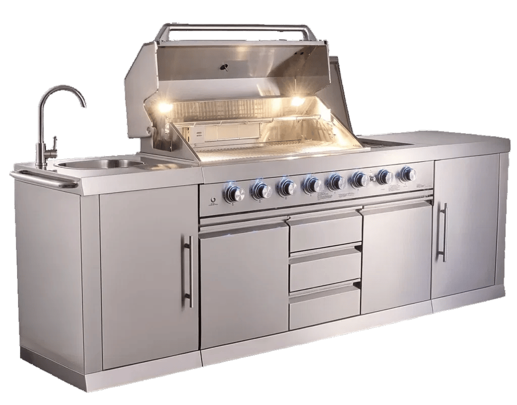 Berfmann 6+2 Barbekülü Outdoor Mutfak