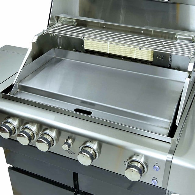 Berfmann Paslanmaz Çelik Plancha Izgara 58*40-49cm (M)