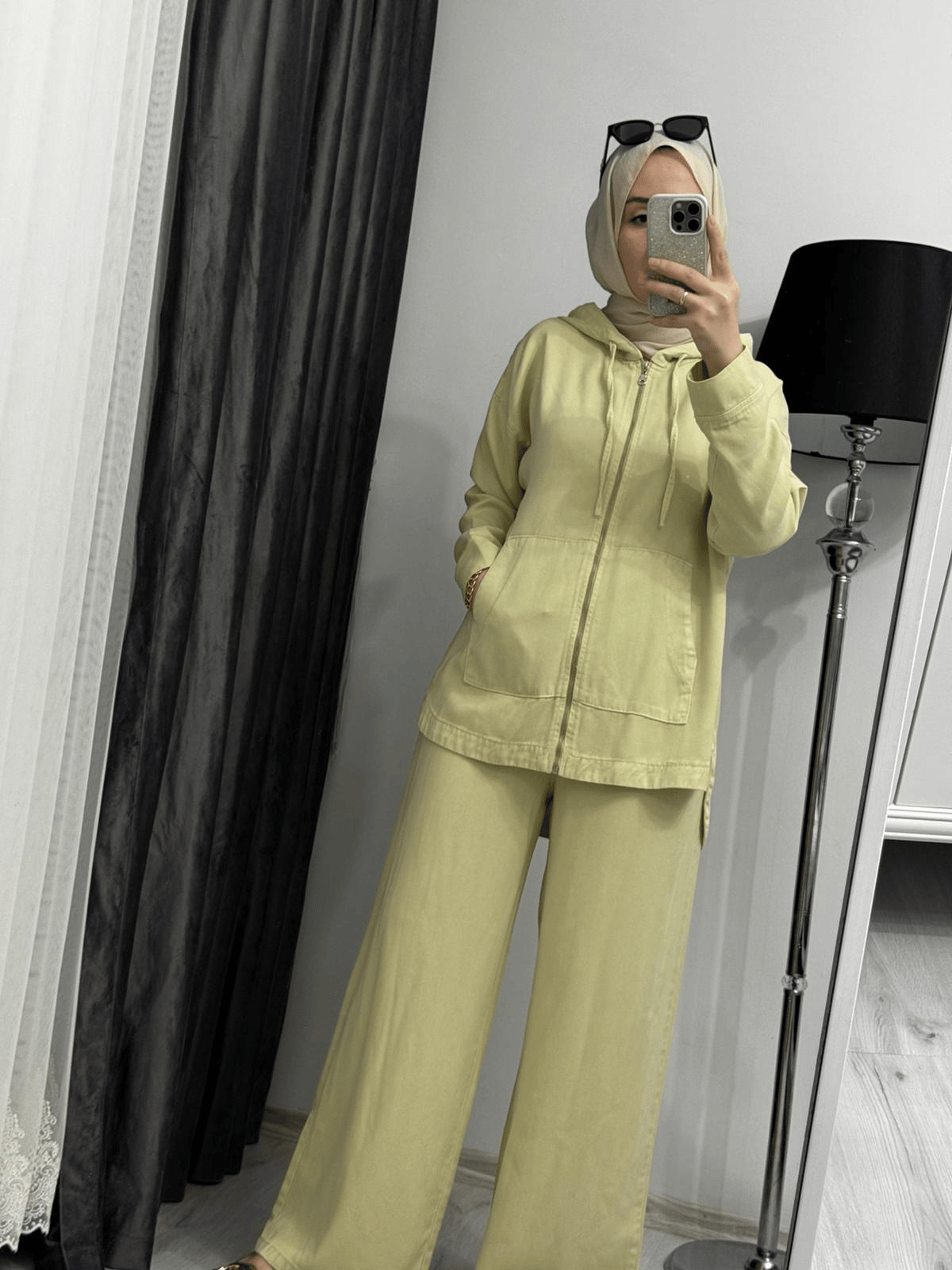 Kapüşonlu Fermuarlı Spor Takım