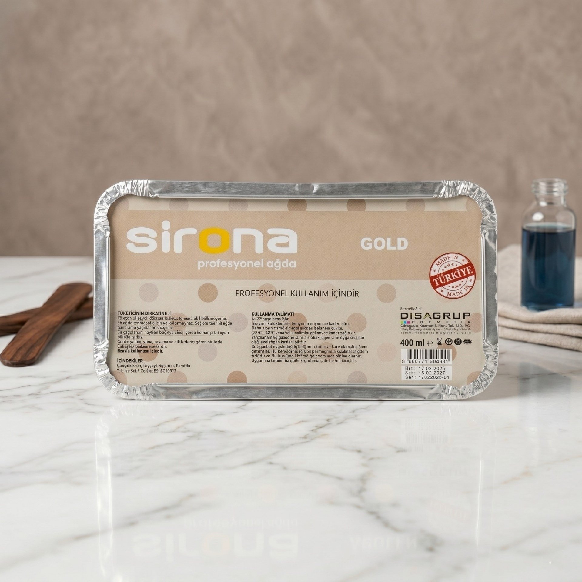 Ağda & Tüy Alma ÜrünleriSironaSirona Kalıp Ağda 400ml. Gold