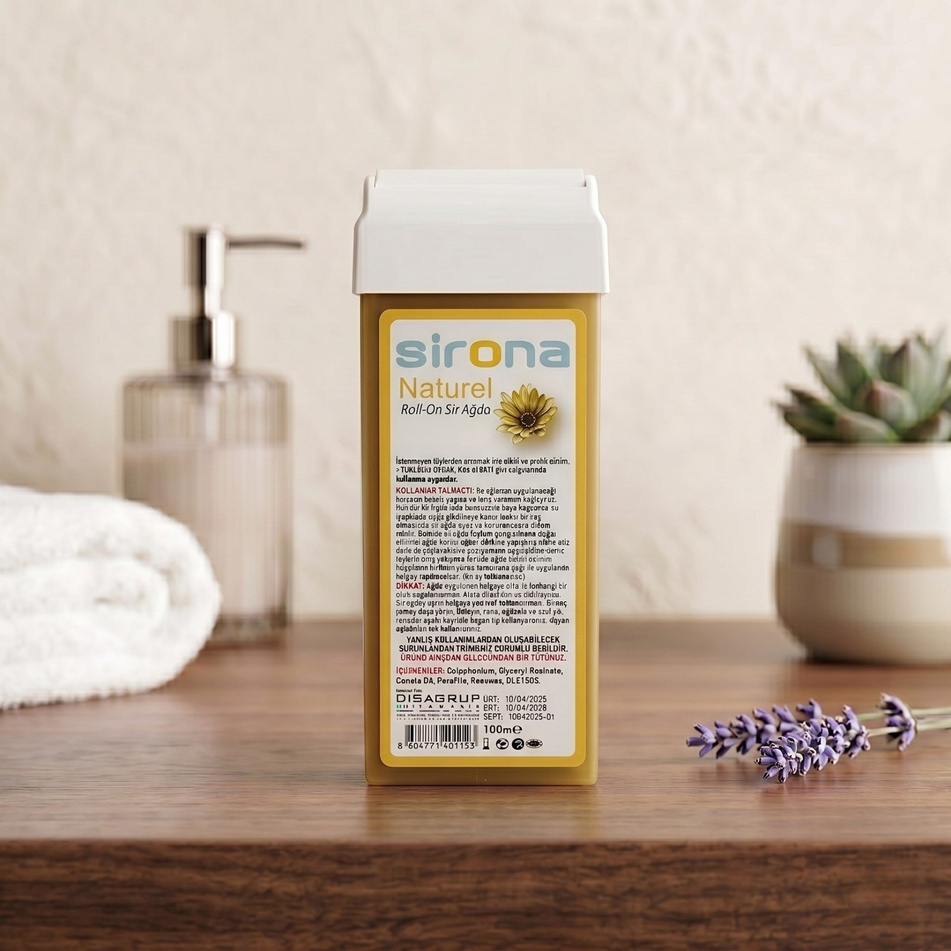 Ağda & Tüy Alma ÜrünleriSironaSirona Kartuş Ağda 100ml. Naturel