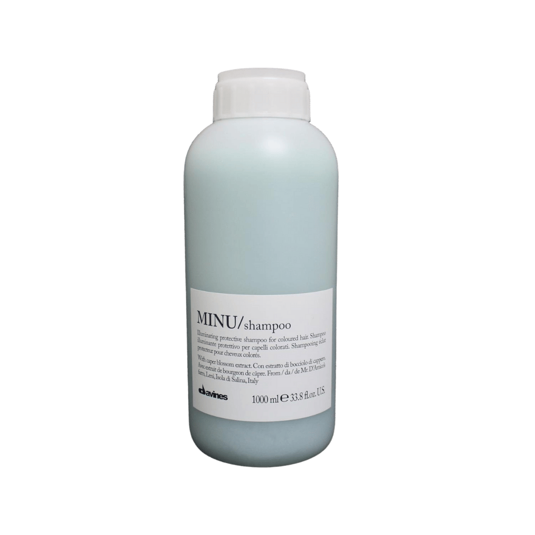 Davines Minu Şampuan 1000ml – Boyalı Saçlar İçin Uzun Süreli Renk Koruyucu ve Besleyici Şampuan