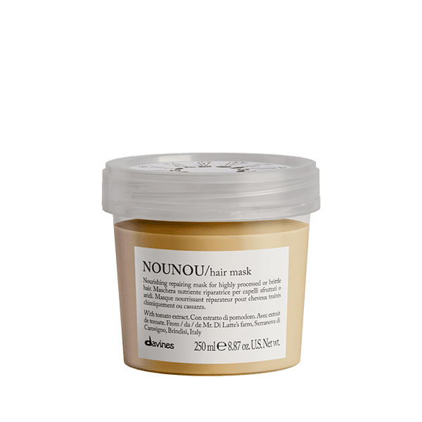 Davines Nounou Hair Mask 250ml – Boyalı ve işlem görmüş saçlar için besleyici ve koruyucu bakım maskesi