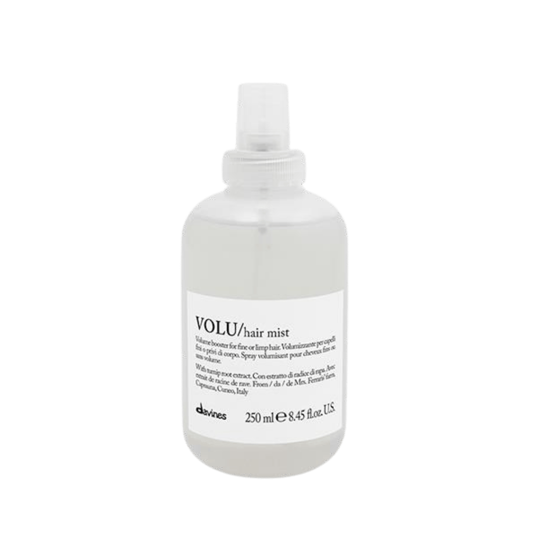Davines Essential Volu Hair Mist 250ml saç bakım spreyi şişesi ve ambalajı