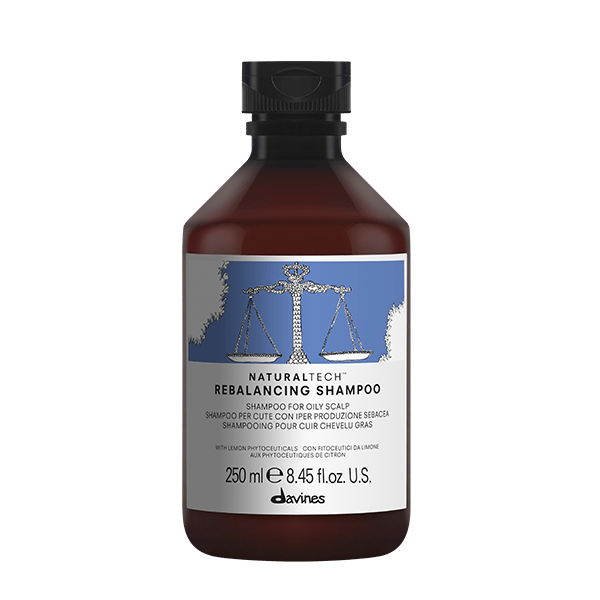Davines Natural Tech Rebalancing Şampuan 250ml. – Yağlı saçlar için bitkisel şampuan