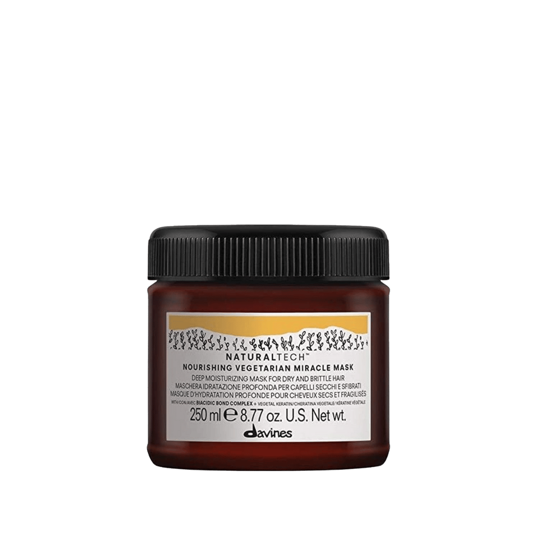 Davines Nourishing Vegetarian Miracle Mask 250ml – Kuru ve kalın saçlar için yoğun nemlendirici saç bakım maskesi